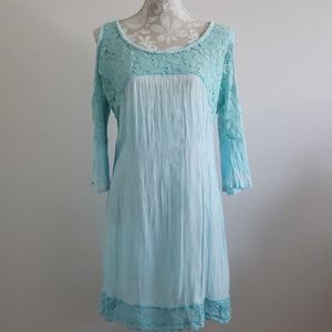 South Main Cold Shoulder Lace Dress L/XL
